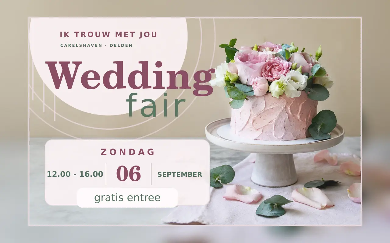 Bruidsbeurs 06 September 2026 | Delden